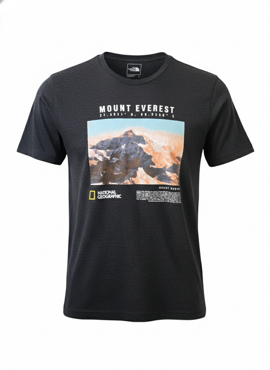 Playera The North Face Gris Oscuro