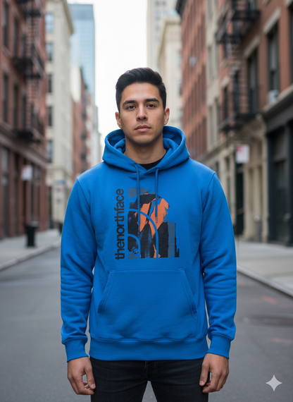 Sudadera con capucha  The North Face azul
