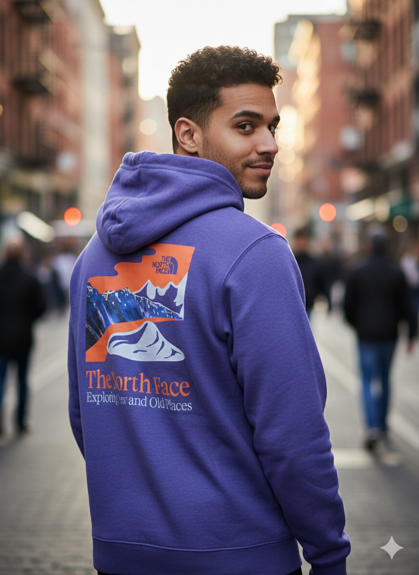 Sudadera con capucha  The North Face Morado