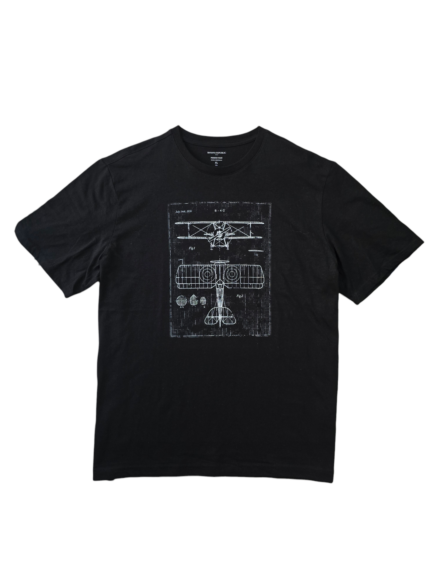 Playera Banana Republic  Negro